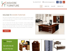 Tablet Screenshot of kishorefurniture.com